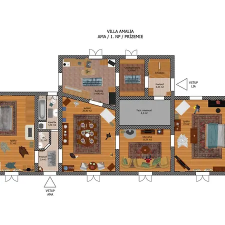Villa Amalia, Centrum Banska Stiavnica, Parkovanie Pre 2 Auta, Velka Zahrada S Krbom, Cela Villa Amalia Pre 14 Osob Alebo Samostatne Nezavisle Prve Podlazie Villa Ama Pre 6 Osob Alebo Samostatne Nezavisle Podkrovie Villa Lia Pre 8 Osob,Pristup Cez Pi Exterior photo