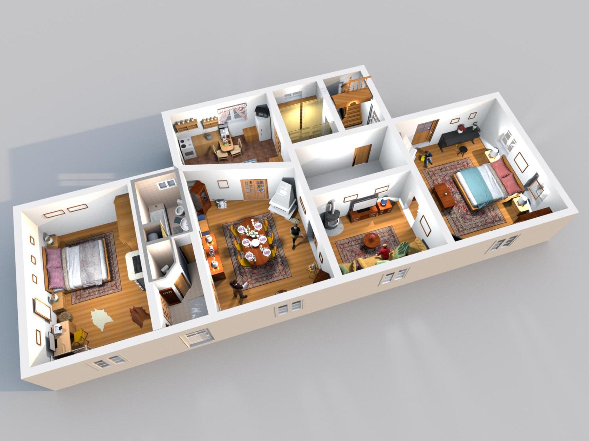 Amalia: Spacious Garden Retreat With Fireplace In Villa *